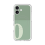 スリムプロテクションプレミアムケース with MagSafe［ オリジナル - initial two tone - O green ］