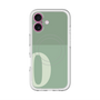 スリムプロテクションプレミアムケース with MagSafe［ オリジナル - initial two tone - O green ］