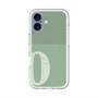 スリムプロテクションプレミアムケース with MagSafe［ オリジナル - initial two tone - O green ］