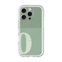 スリムプロテクションプレミアムケース with MagSafe［ オリジナル - initial two tone - O green ］