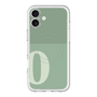 スリムプロテクションプレミアムケース with MagSafe［ オリジナル - initial two tone - O green ］