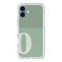 スリムプロテクションプレミアムケース with MagSafe［ オリジナル - initial two tone - O green ］