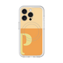 スリムプロテクションプレミアムケース with MagSafe［ オリジナル - initial two tone - P orange ］