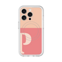 スリムプロテクションプレミアムケース with MagSafe［ オリジナル - initial two tone - P pink ］