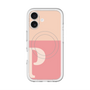 スリムプロテクションプレミアムケース with MagSafe［ オリジナル - initial two tone - P pink ］
