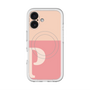 スリムプロテクションプレミアムケース with MagSafe［ オリジナル - initial two tone - P pink ］