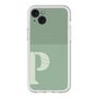 スリムプロテクションプレミアムケース with MagSafe［ オリジナル - initial two tone - P green ］
