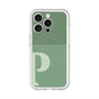 スリムプロテクションプレミアムケース with MagSafe［ オリジナル - initial two tone - P green ］
