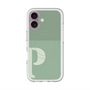 スリムプロテクションプレミアムケース with MagSafe［ オリジナル - initial two tone - P green ］
