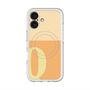 スリムプロテクションプレミアムケース with MagSafe［ オリジナル - initial two tone - Q orange ］