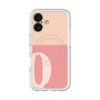 スリムプロテクションプレミアムケース with MagSafe［ オリジナル - initial two tone - Q pink ］