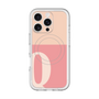 スリムプロテクションプレミアムケース with MagSafe［ オリジナル - initial two tone - Q pink ］