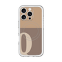 スリムプロテクションプレミアムケース with MagSafe［ オリジナル - initial two tone - Q brown ］