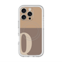 スリムプロテクションプレミアムケース with MagSafe［ オリジナル - initial two tone - Q brown ］