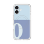 スリムプロテクションプレミアムケース with MagSafe［ オリジナル - initial two tone - Q blue ］