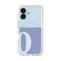 スリムプロテクションプレミアムケース with MagSafe［ オリジナル - initial two tone - Q blue ］