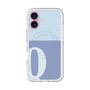 スリムプロテクションプレミアムケース with MagSafe［ オリジナル - initial two tone - Q blue ］