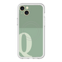 スリムプロテクションプレミアムケース with MagSafe［ オリジナル - initial two tone - Q green ］