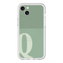 スリムプロテクションプレミアムケース with MagSafe［ オリジナル - initial two tone - Q green ］