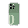 スリムプロテクションプレミアムケース with MagSafe［ オリジナル - initial two tone - Q green ］
