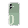 スリムプロテクションプレミアムケース with MagSafe［ オリジナル - initial two tone - Q green ］