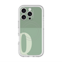 スリムプロテクションプレミアムケース with MagSafe［ オリジナル - initial two tone - Q green ］