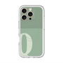 スリムプロテクションプレミアムケース with MagSafe［ オリジナル - initial two tone - Q green ］