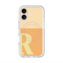 スリムプロテクションプレミアムケース with MagSafe［ オリジナル - initial two tone - R orange ］