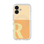 スリムプロテクションプレミアムケース with MagSafe［ オリジナル - initial two tone - R orange ］