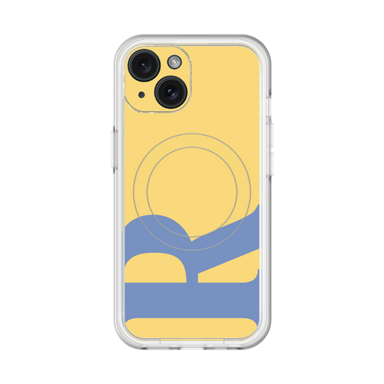 スリムプロテクションプレミアムケース with MagSafe［ オリジナル - initial color - R yellow ］