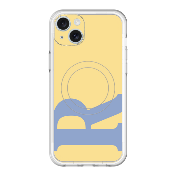 スリムプロテクションプレミアムケース with MagSafe［ オリジナル - initial color - R yellow ］