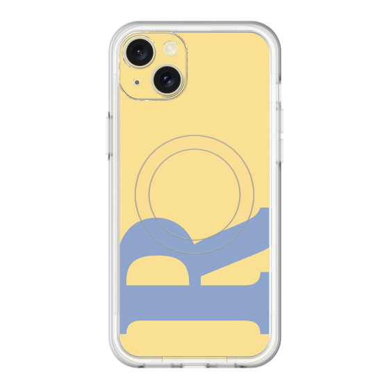 スリムプロテクションプレミアムケース with MagSafe［ オリジナル - initial color - R yellow ］