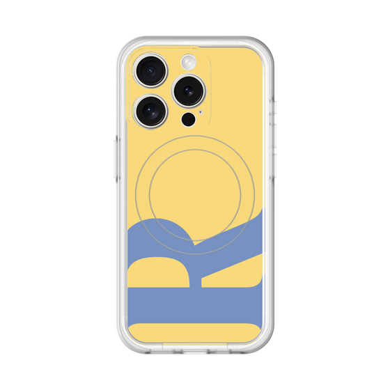 スリムプロテクションプレミアムケース with MagSafe［ オリジナル - initial color - R yellow ］