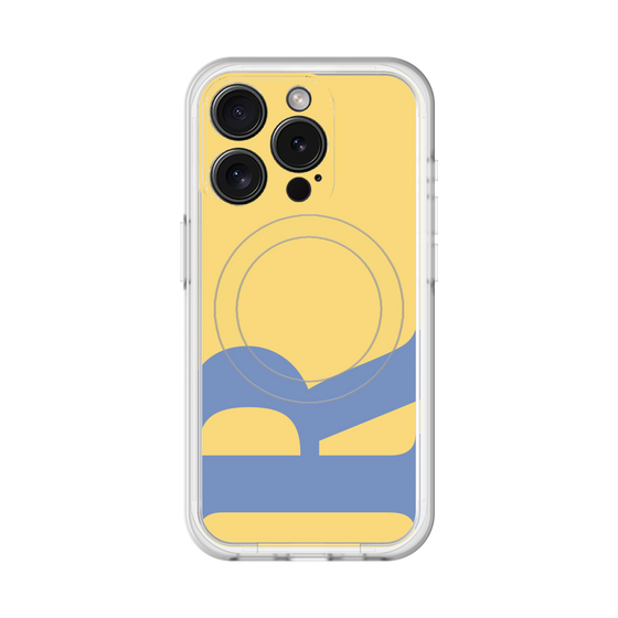 スリムプロテクションプレミアムケース with MagSafe［ オリジナル - initial color - R yellow ］