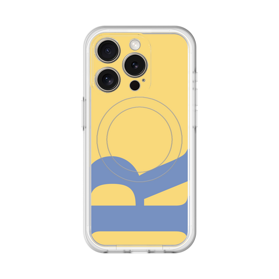 スリムプロテクションプレミアムケース with MagSafe［ オリジナル - initial color - R yellow ］