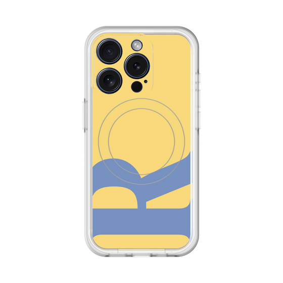 スリムプロテクションプレミアムケース with MagSafe［ オリジナル - initial color - R yellow ］