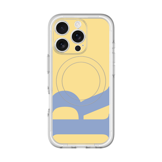スリムプロテクションプレミアムケース with MagSafe［ オリジナル - initial color - R yellow ］