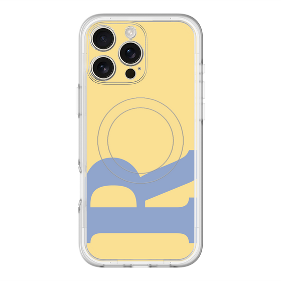 スリムプロテクションプレミアムケース with MagSafe［ オリジナル - initial color - R yellow ］