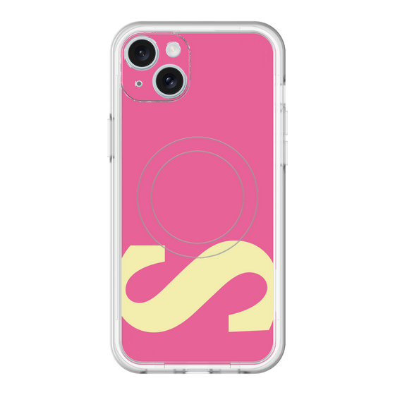 スリムプロテクションプレミアムケース with MagSafe［ オリジナル - initial color - S pink ］