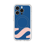 スリムプロテクションプレミアムケース with MagSafe［ オリジナル - initial color - S navy ］