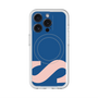 スリムプロテクションプレミアムケース with MagSafe［ オリジナル - initial color - S navy ］