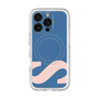 スリムプロテクションプレミアムケース with MagSafe［ オリジナル - initial color - S navy ］