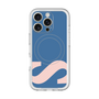 スリムプロテクションプレミアムケース with MagSafe［ オリジナル - initial color - S navy ］