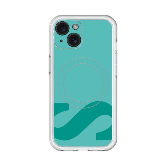 スリムプロテクションプレミアムケース with MagSafe［ オリジナル - initial color - S light green ］