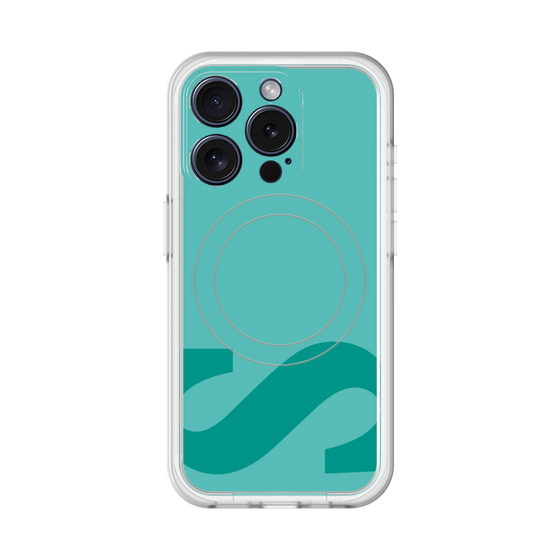 スリムプロテクションプレミアムケース with MagSafe［ オリジナル - initial color - S light green ］