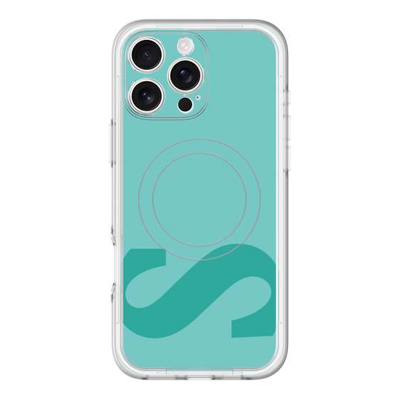 スリムプロテクションプレミアムケース with MagSafe［ オリジナル - initial color - S light green ］