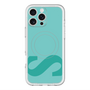 スリムプロテクションプレミアムケース with MagSafe［ オリジナル - initial color - S light green ］