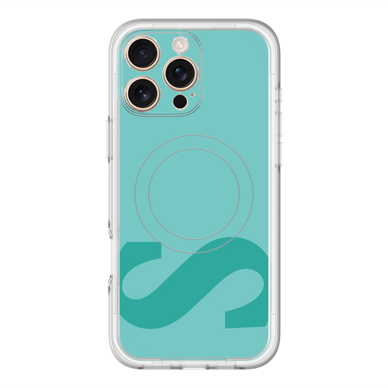 スリムプロテクションプレミアムケース with MagSafe［ オリジナル - initial color - S light green ］