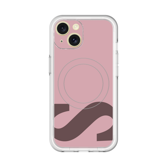 スリムプロテクションプレミアムケース with MagSafe［ オリジナル - initial color - S dusty pink ］