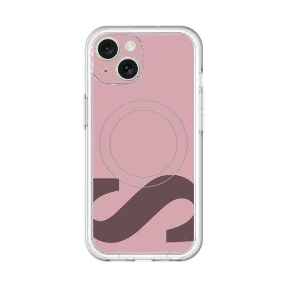 スリムプロテクションプレミアムケース with MagSafe［ オリジナル - initial color - S dusty pink ］